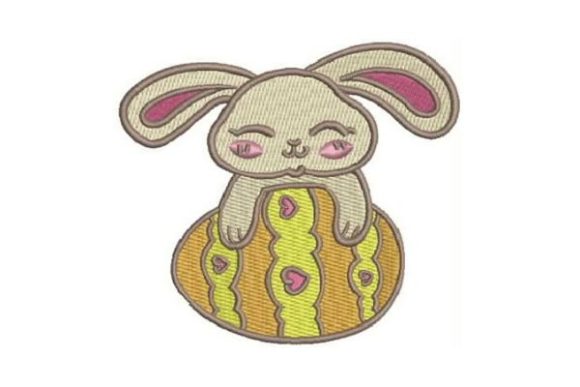 Easter Bunny Egg Embroidery