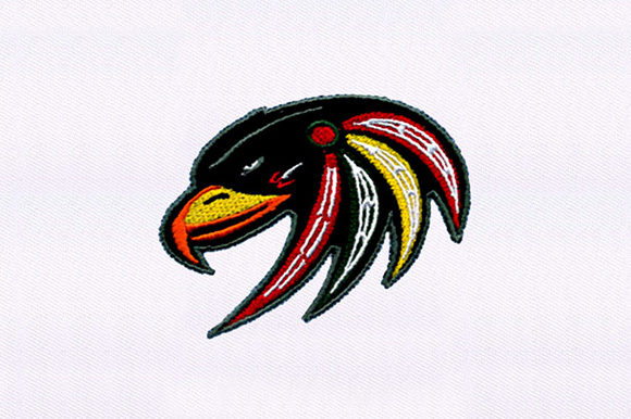 Feather Head Eagle Design