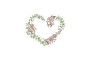 Heartshaped Flower Wreath