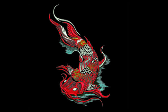 Koi Embroidery Design Review
