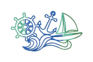 Review: Rainbow Nautical Embroidery Design
